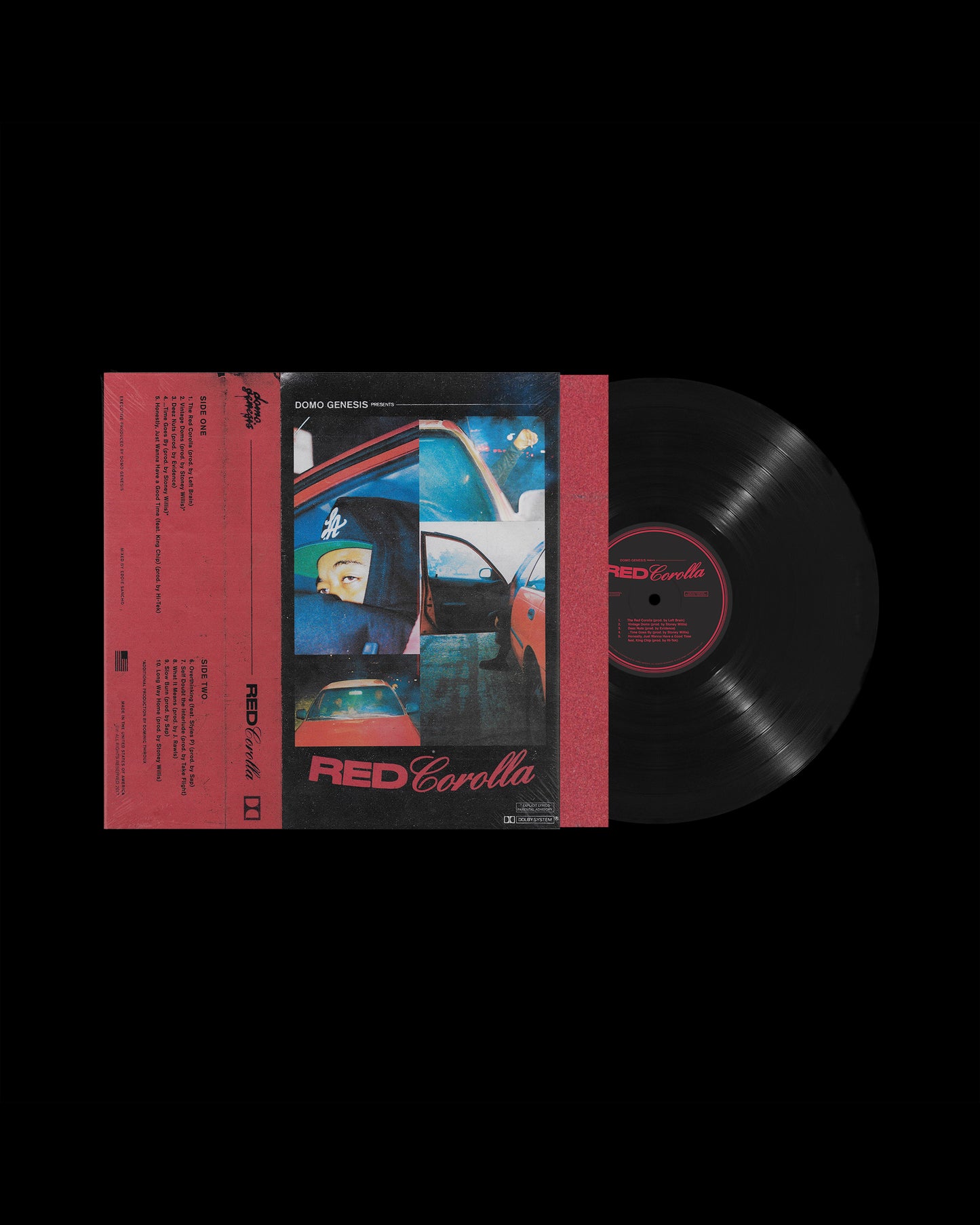 Red Corolla (Black Vinyl)